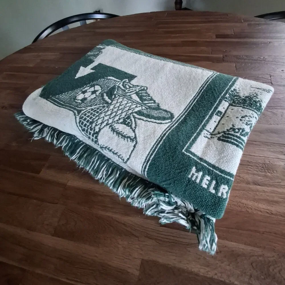 Wooster City Schools Ohio Woven Tapestry Throw Blanket Alumni School Vintage
